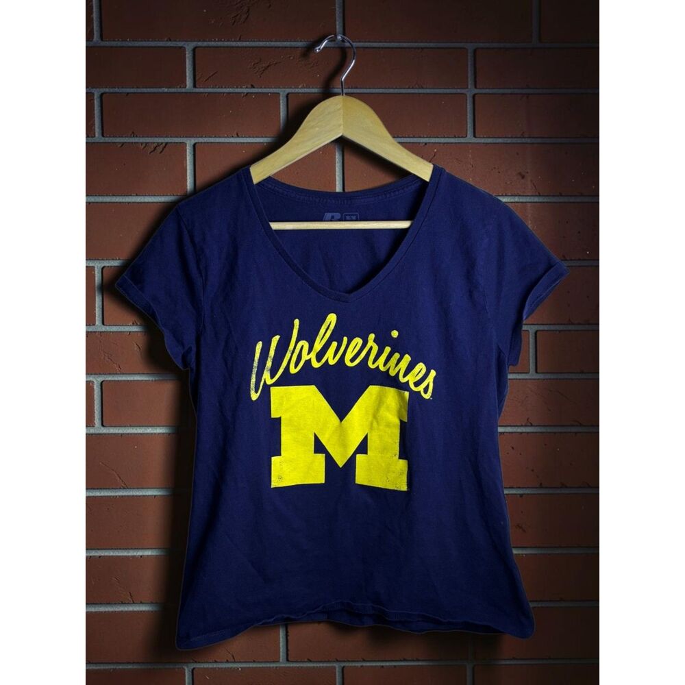 Russell Athletic Michigan Wolverines Women's T-Shirt Medium